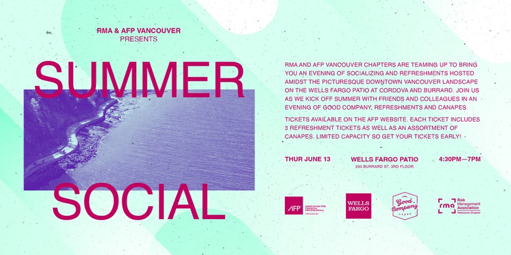 RMA & AFP Vancouver presents Summer Social